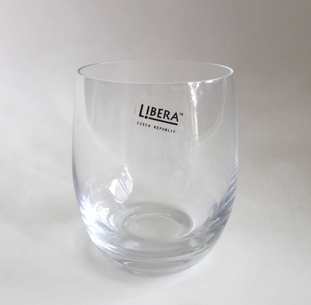 ◆ビンテージ LIBERA crystal タンブラーグラス リベラ チェコ 300ml スペースエイジ拍卖