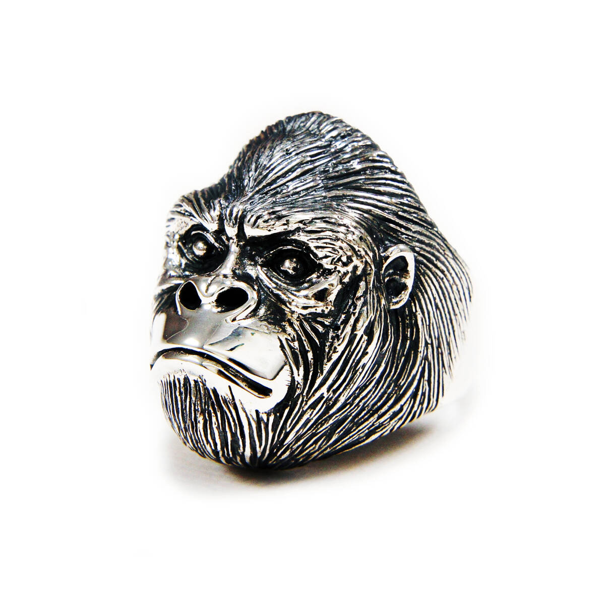 16号 18号 19号 20号 21号 22号 24号 25号 26号 27号 30号 31号 32号 34号ゴリラ925シルバーリング 925刻印あり JO-R011拍卖