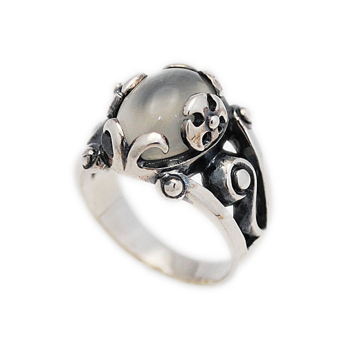 9号 19号 21号 22号 天然ムーンストーン925シルバーリング 925刻印あり KS-R019拍卖