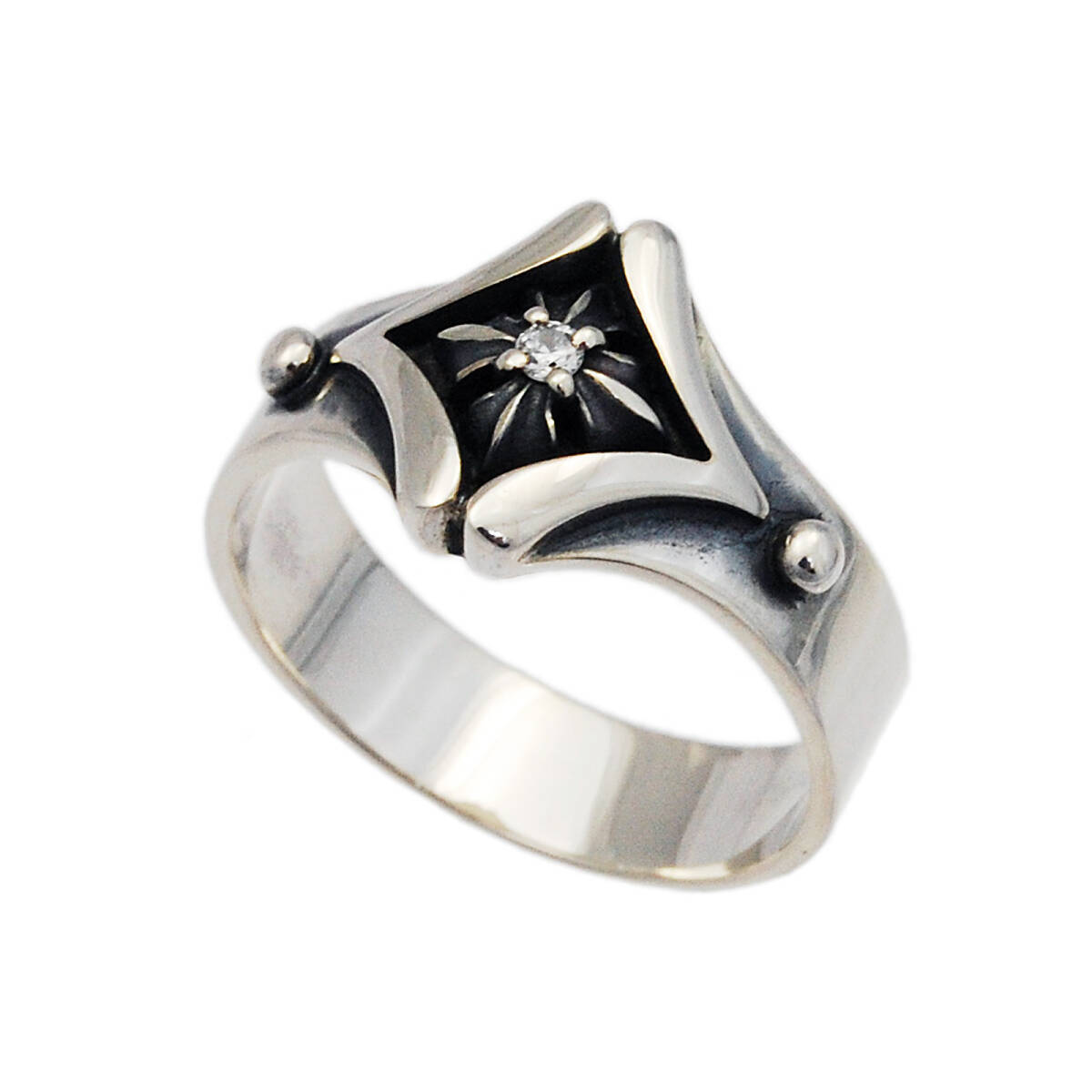 18号 20号 ノーザンスタージルコニア 925シルバーリング925刻印あり KS-R104拍卖