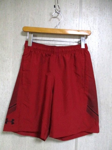 f875 アンダーアーマー UNDER ARMOUR ハーフパンツ エンジ色系  29拍卖