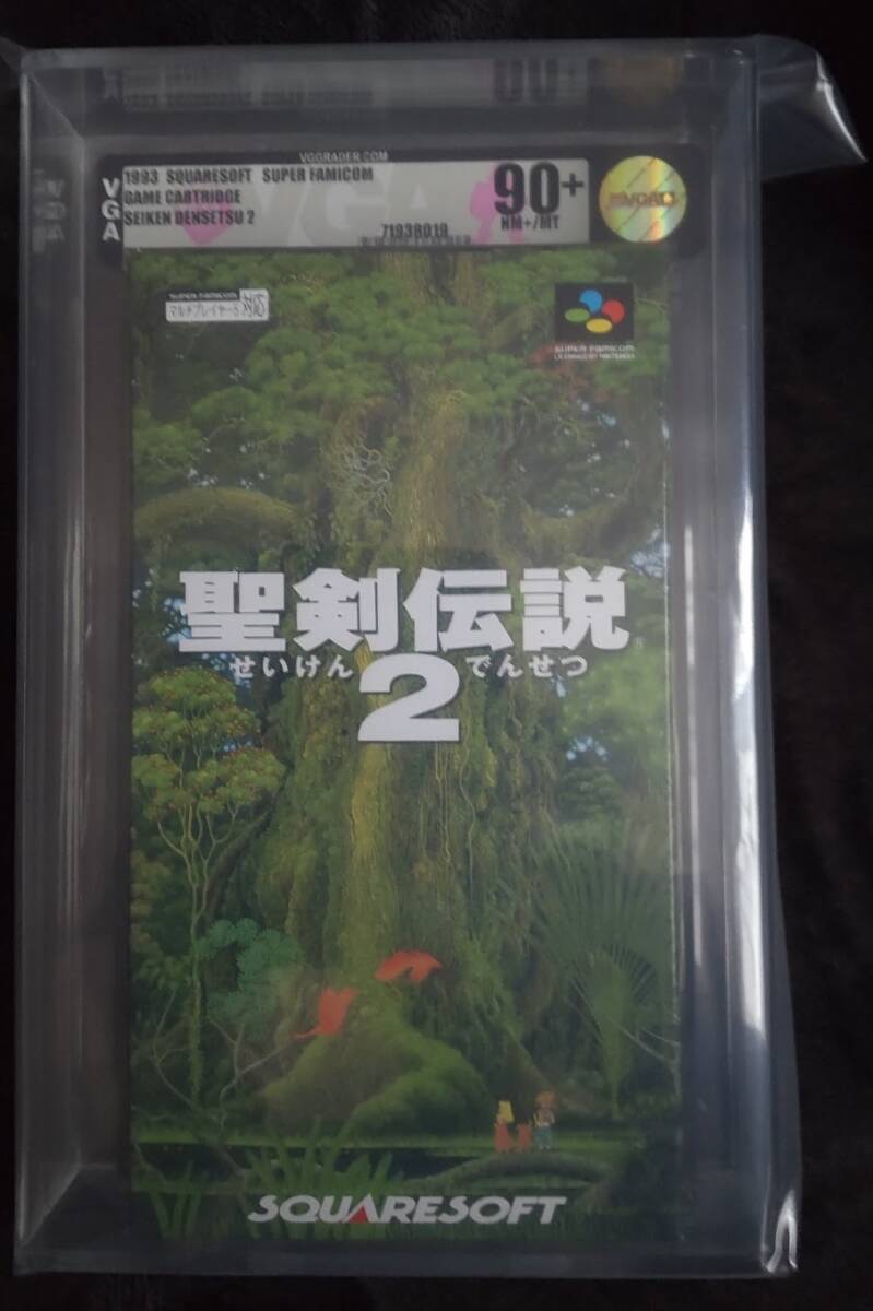 【準最高鑑定】 聖剣伝説2 スクウェア・エニックス スーパーファミコン VGA 90+ 新品 未開封拍卖