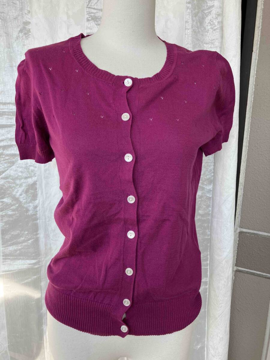 POU DOU DOU プウドウド 半袖カーデガン サイズM拍卖