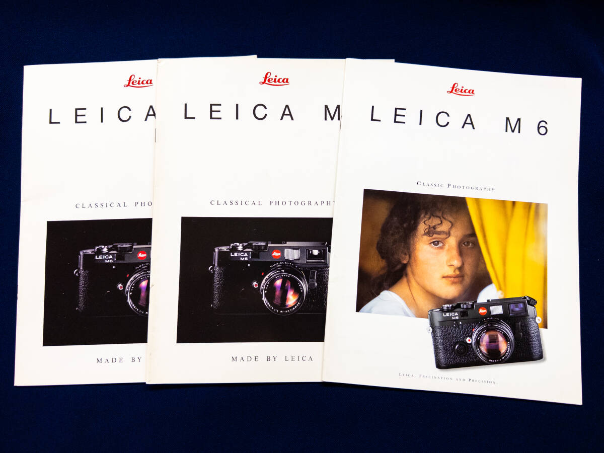 3Q売切!税無し◇ライカ M6 カタログ 3冊★フィルム カメラ カタログ★★0529-12拍卖