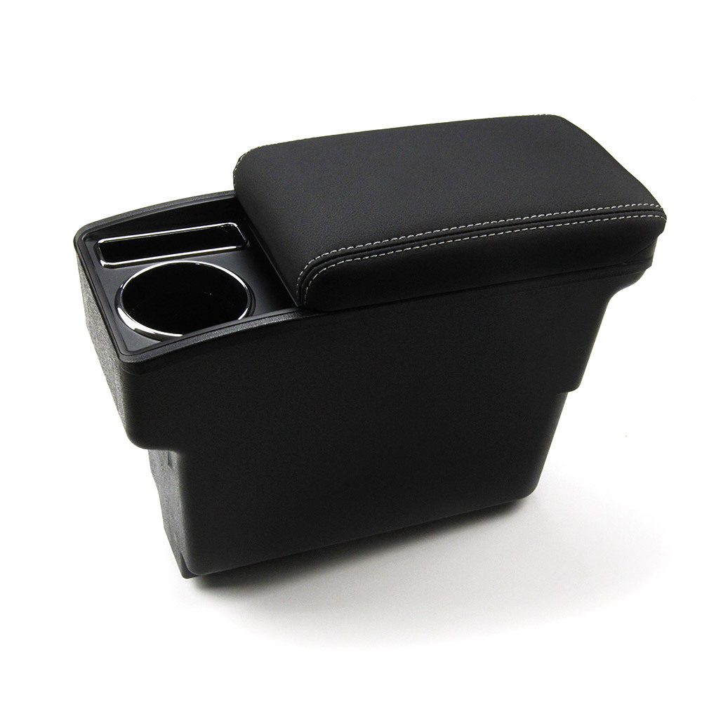 専用設計 エブリィ バン DA17V フットパーキングブレーキ車専用 多機能 コンソールボックス アームレスト 収納ボックス 肘掛け ブラック@拍卖