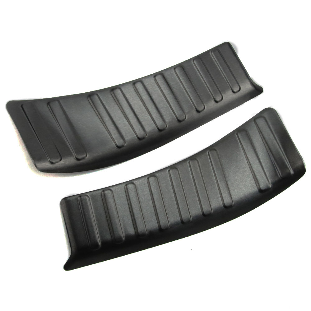 ホンダ N-BOX JF5/6 ラゲッジスカッフプレート ステップガード 304ステンレス製 ブラック 車体保護拍卖