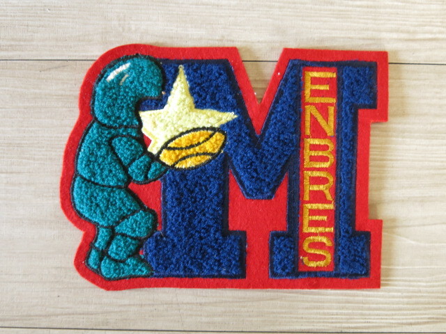 【未使用】ワッペン ファッション 小物 スタジャン アメフト アメリカン ビンテージ M ENBRES MENBRES拍卖