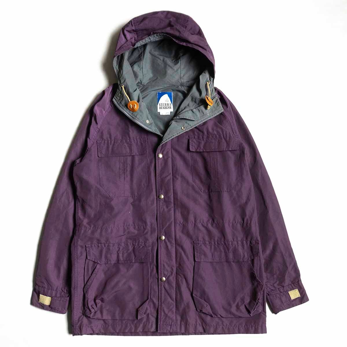 【美品】Sierra Designs 【USA製 60/40クロス マウンテンパーカー】 L パープル ジャケット シエラデザイン 25041141拍卖
