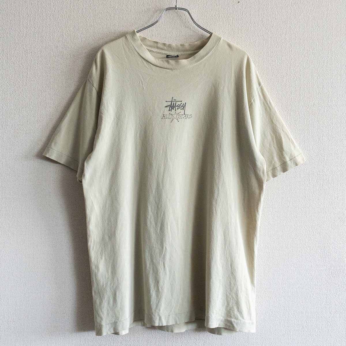 【80s/USA製】OLD STUSSY【オールスター ロゴ Tシャツ】L ステューシー オールド ビッグシルエット オーバーサイズ 古着 25050379拍卖