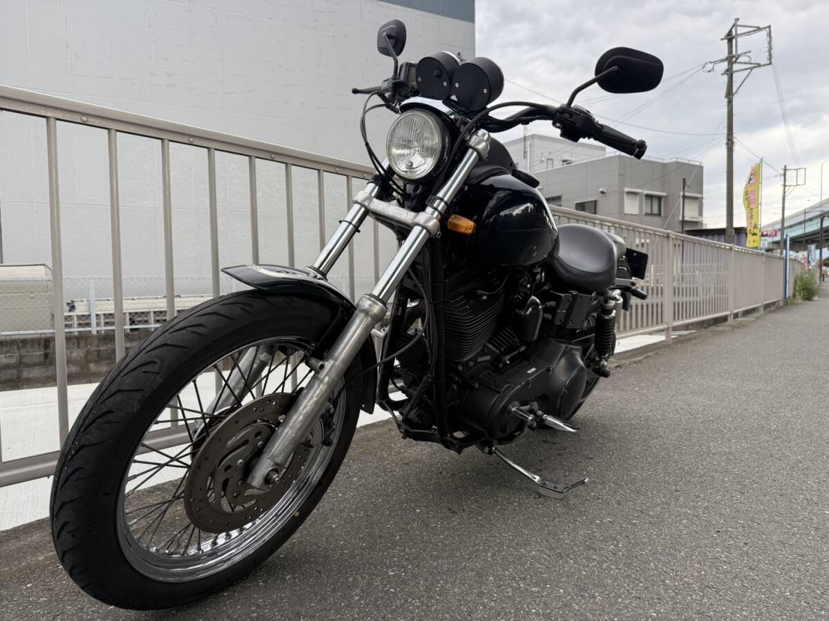 福岡市博多区からハーレーダビッドソン H15年式 GDV型 FXDL1450 ダイナローライダー 実動車 車検あり 現状渡し 鍵と登録書類あり拍卖