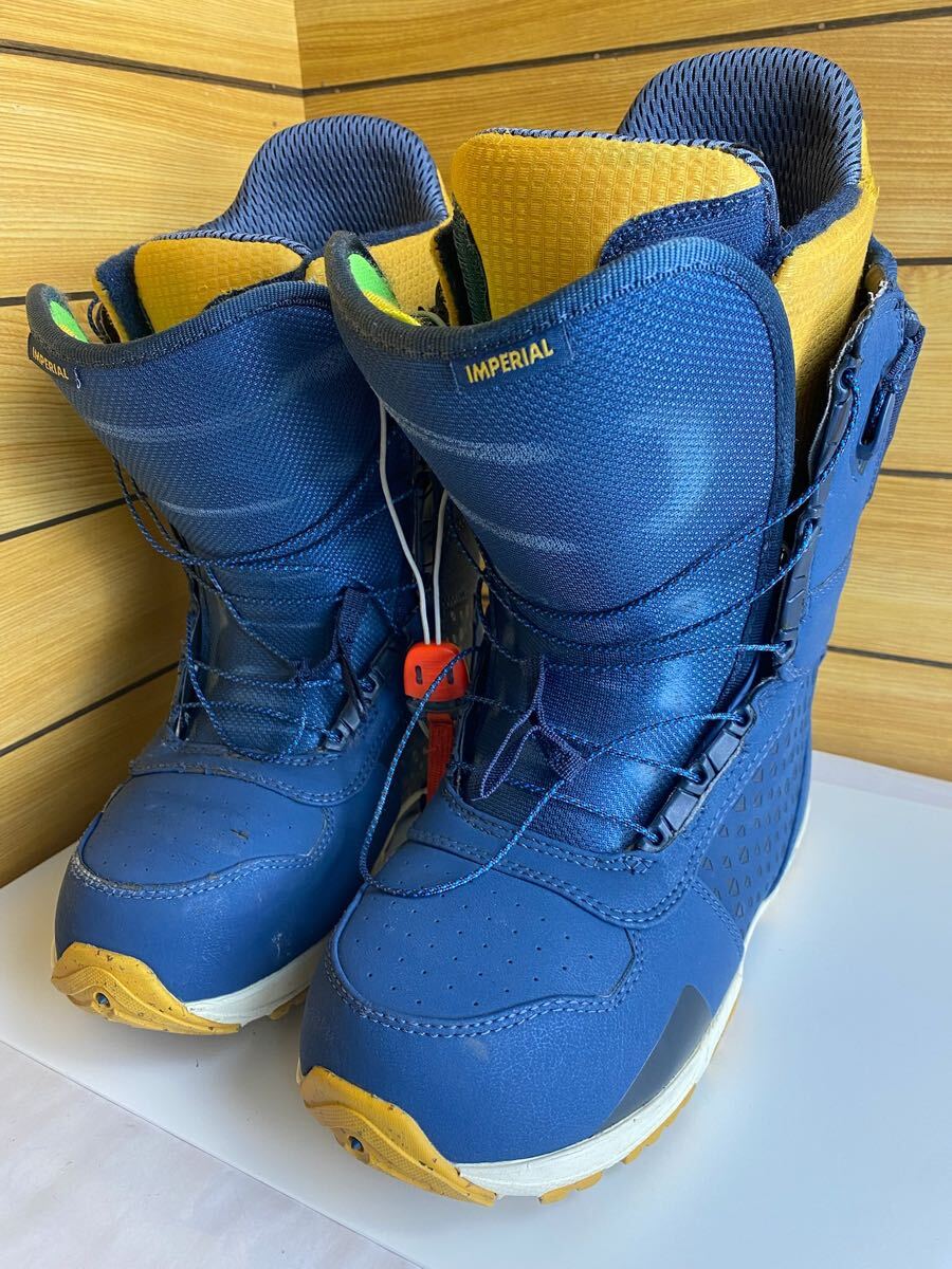 バートン インペリアル アジアンフィット 27cm スノーボードブーツ ブルー BURTON拍卖