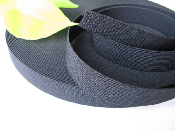 【新品/ノーカット】Eタイプ/平ゴム/プロ仕様/黒/20mm×20m拍卖