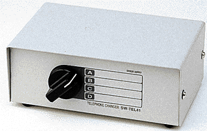 サンワサプライ SW-TEL41 テレフォン切替器 電話切替器 RJ-11の電話回線を切り替え可能。拍卖