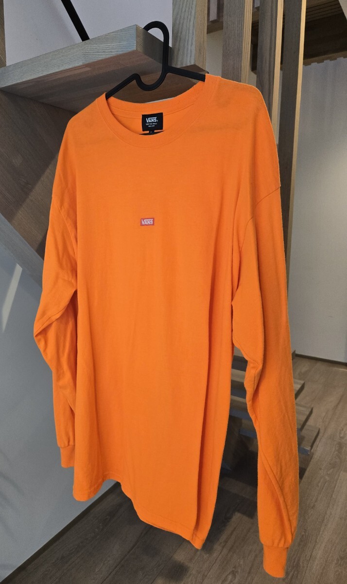 VANS 長袖Tシャツ ロンT オレンジ XL拍卖