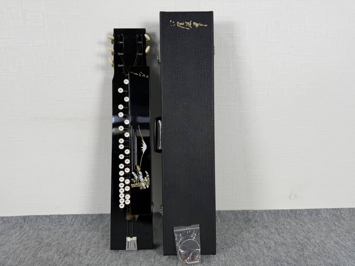 大正琴 古賀政男 ハードケース 弦楽器 和楽器 ピック付き拍卖