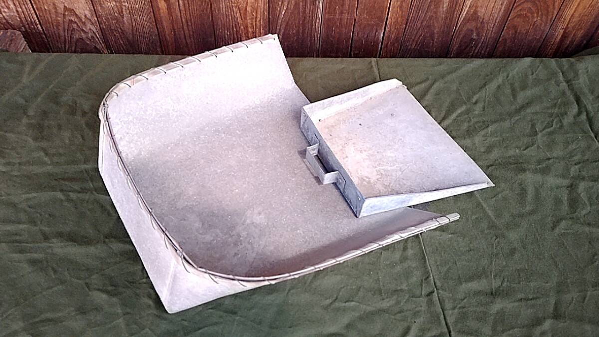 ★ブリキのチリトリ★一斗缶:手作り★掃除:ゴミ入れ★2個SET★拍卖