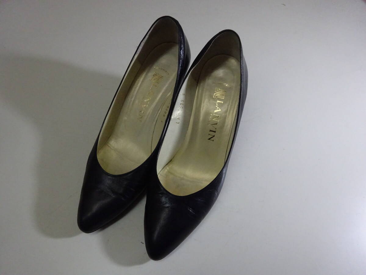 LANVIN ランバン レディース パンプス サイズ5 日本サイズ22cm拍卖