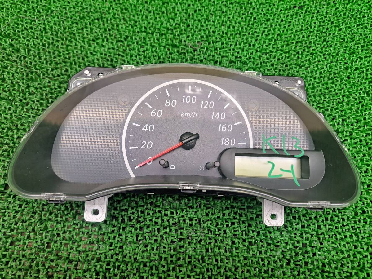 ★ 2-1 日産 マーチ K13 スピードメーター 速度計 メーターパネル 計器 走行距離不明 24810-1HH1B拍卖