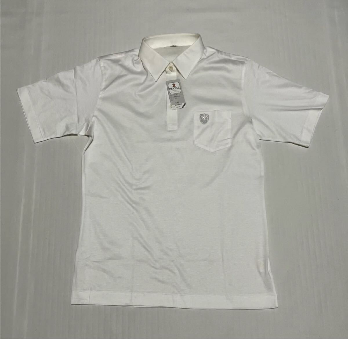 ブリヂストン REXTAR 半袖ポロシャツ 白 メンズLサイズ EM-08拍卖