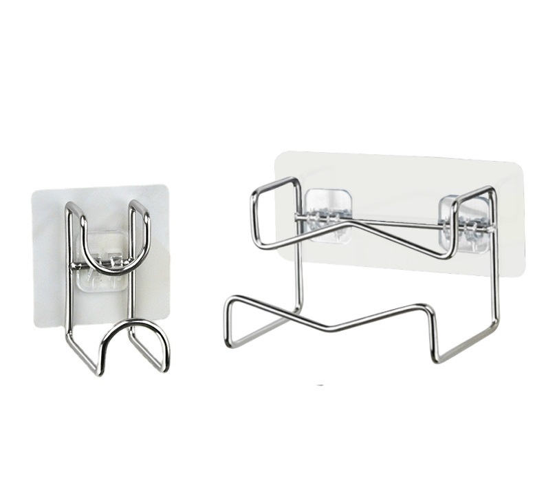 ステンレス 洗面器フック 風呂桶 ベビーバス 収納 お風呂 粘着シール 大フック1個 小フック1個 2個セット拍卖