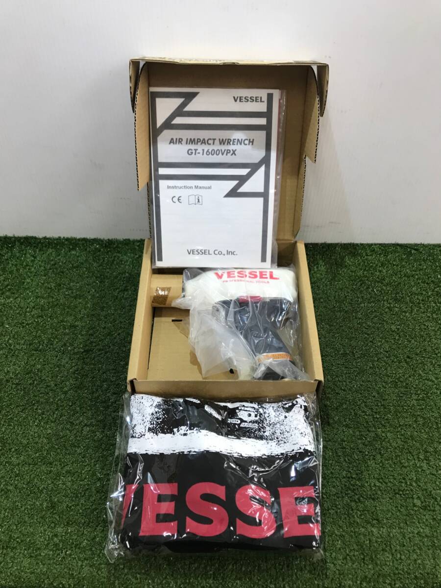 【未使用品】VESSEL エアーインパクトレンチ 超軽量Vハンマー(数量限定品)  GT1600VPX-XC ITMYYM8D93W0拍卖
