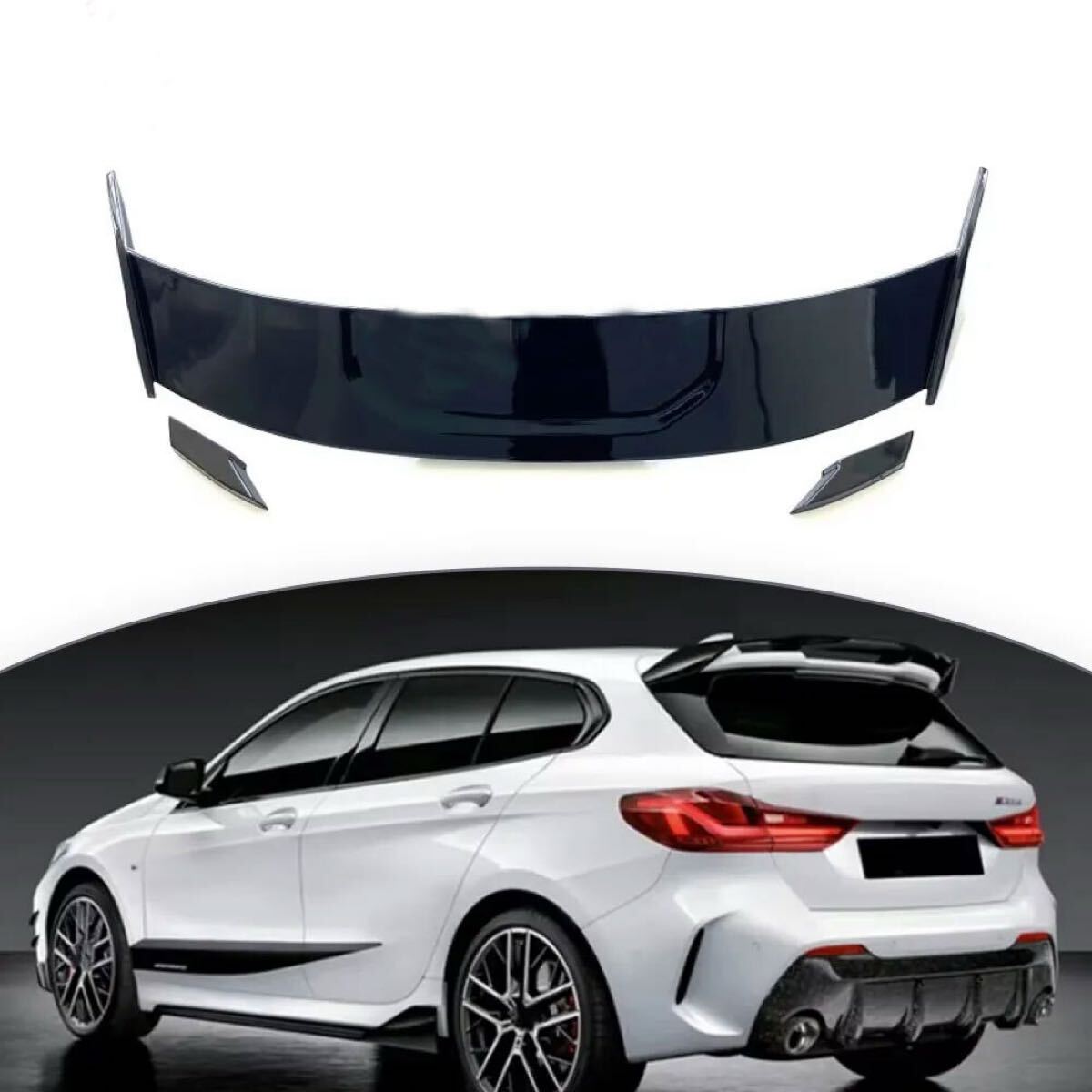 BMW 1シリーズ F40 リアウイング トランクスポイラー ブラック 高品質 外装 アップグレード エアロ カスタム パーツ ドレスアップ 新品拍卖