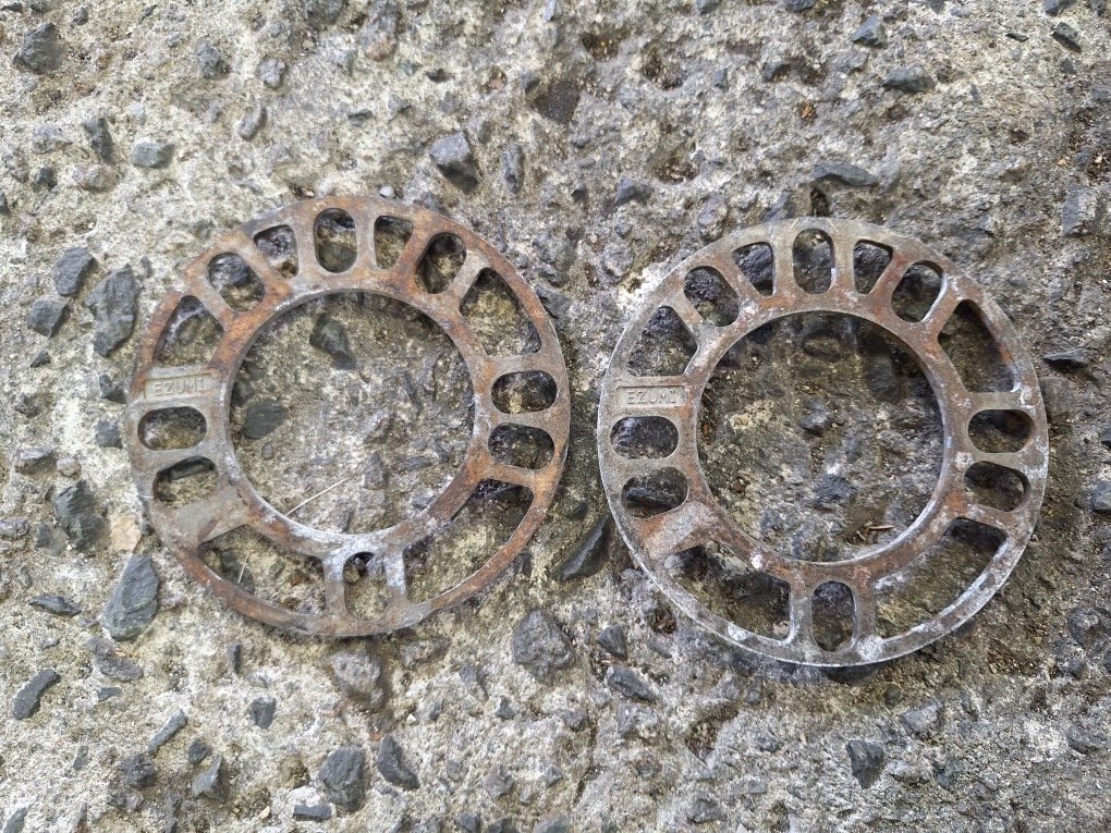 ホイールスペーサ 5mm 2枚 No.29-2拍卖