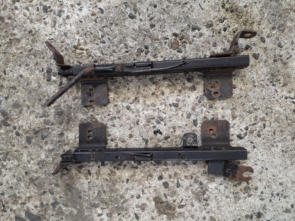 180SX、S13シルビア フルバケ用シートレール(運転席側) No.to拍卖