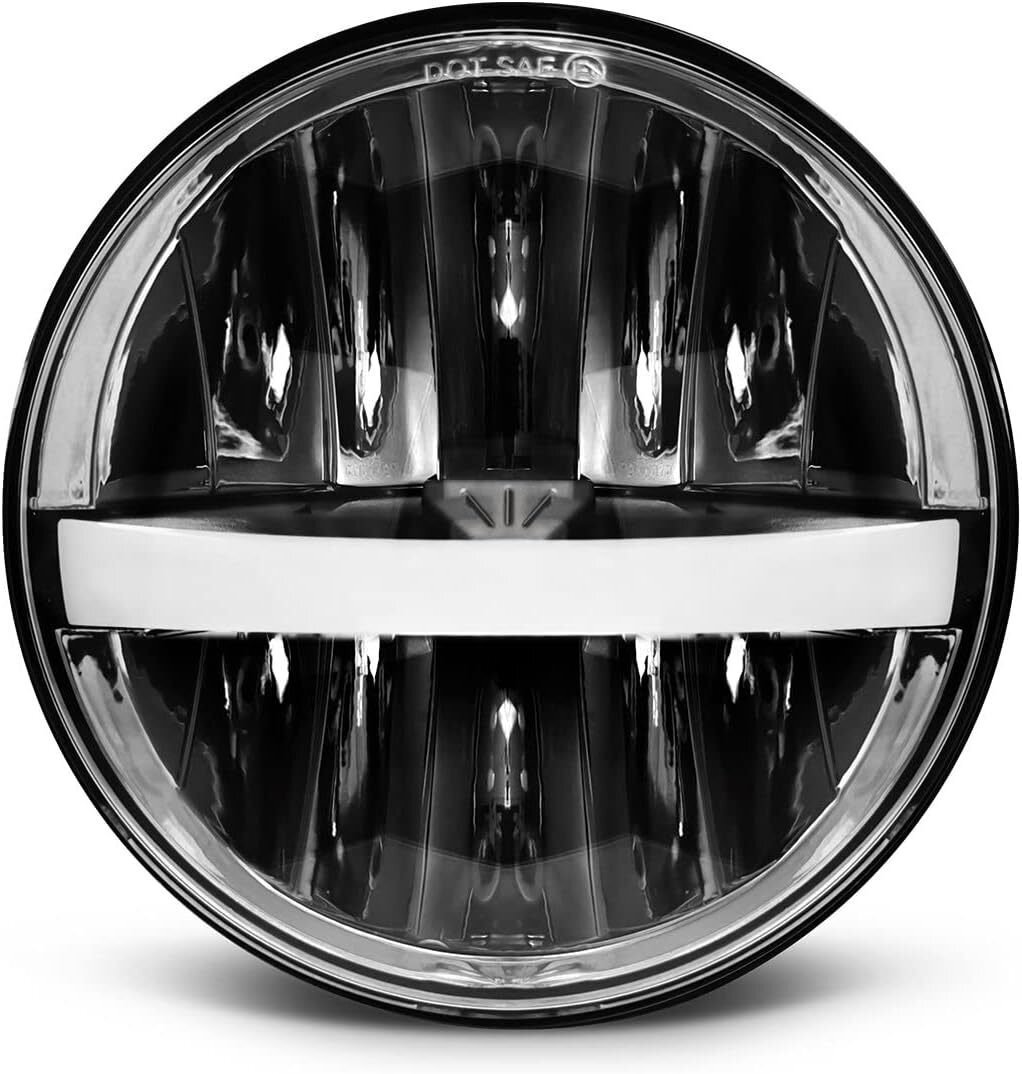 【多機能ヘッドライト!】 5.75インチLEDヘッドライト車検対応 12V/24V汎用 DRLランニングライト Hi/Lo切り替え 車検対応!拍卖