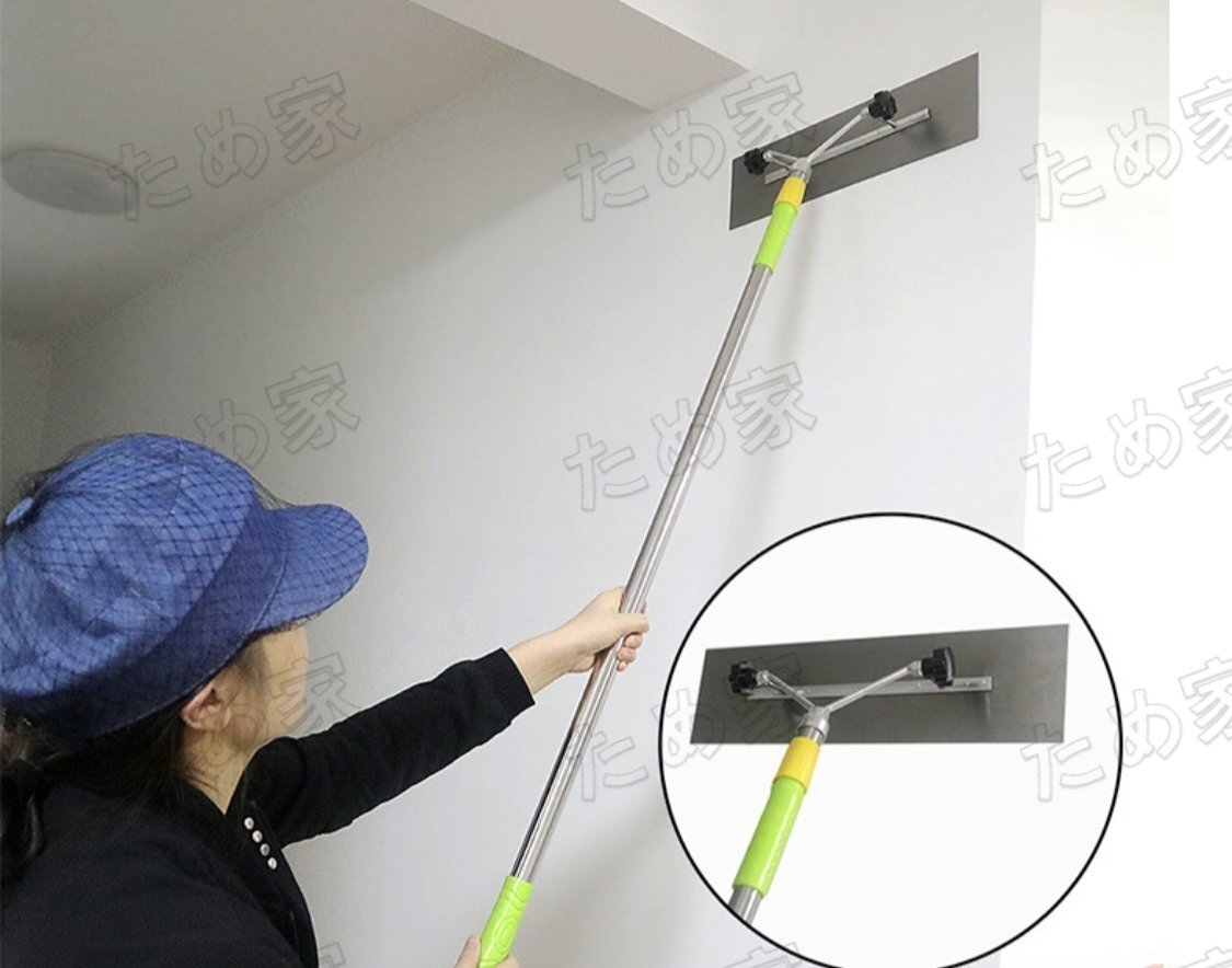 実用 土間用 調節可能 左官コテ 仕上げ マグネシ 金コテ作業 トップコート仕上作業 3m*40cm拍卖