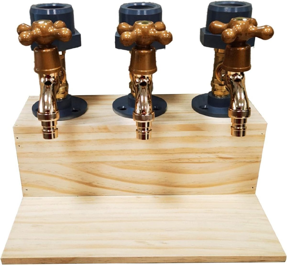 木製ベースのワインディスペンサー ビールサーバー ホームバーレストラン木製飲料ディスペンサー ドリンク保持容器拍卖