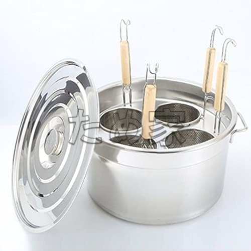 ステンレス おでんのです鍋 パスタ鍋 シチューポット 業務用店舗用 そばゆで釜 茹麺鍋セッ 40cm*25cm拍卖