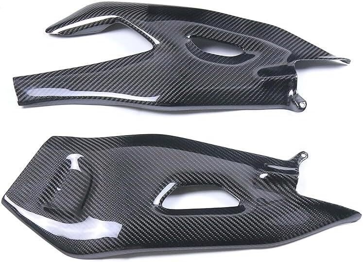 【超軽量!ドライカーボン!】ヤマハ YZF-R1/R1M (2015-2018)用 SUKIRACING ドライカーボン製 スイングアームカバー (綾織り艶あり)拍卖