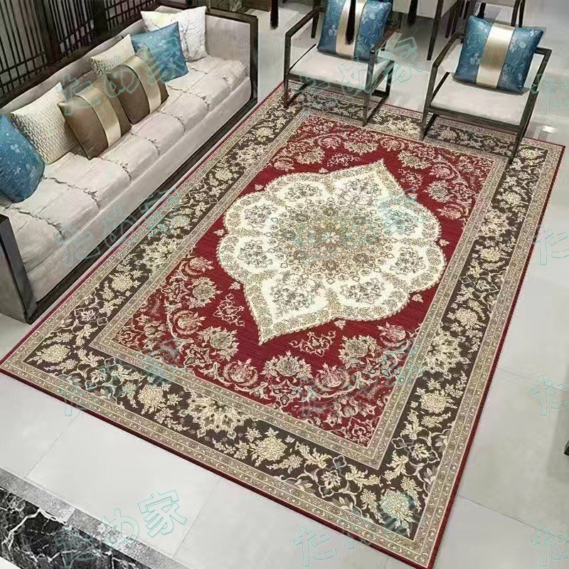 23 超人気★ペルシャ絨毯 カーペット 絨毯 ウール シルク 手織り ペルシャ絨毯の本場 中型 160cm×230cm拍卖