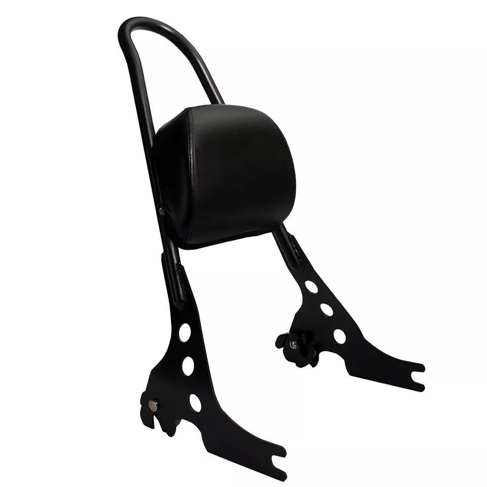 新入荷 ハーレー スポーツスター デタッチャブル バックレスト シーシーバー マットブラック XL883 XL1200 パッド付き拍卖