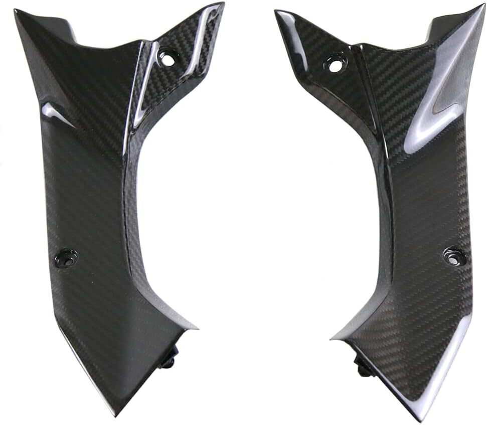 ■新品■ヤマハ YZF-R6 (2017-2021) 用 SUKIRACING ドライカーボン製 ダッシュインナーパネル (綾織り艶あり) バイクを美しく演出!拍卖