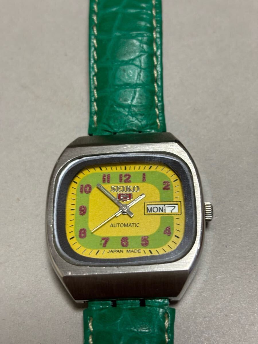 セイコー5 自動巻き ジャンク 部品取り拍卖