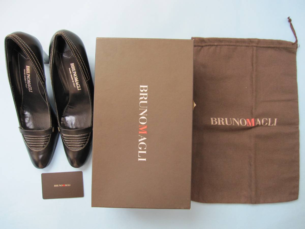 即決あり■新品■ブルーノマリ 本革パンプス 黒 サイズ:37拍卖