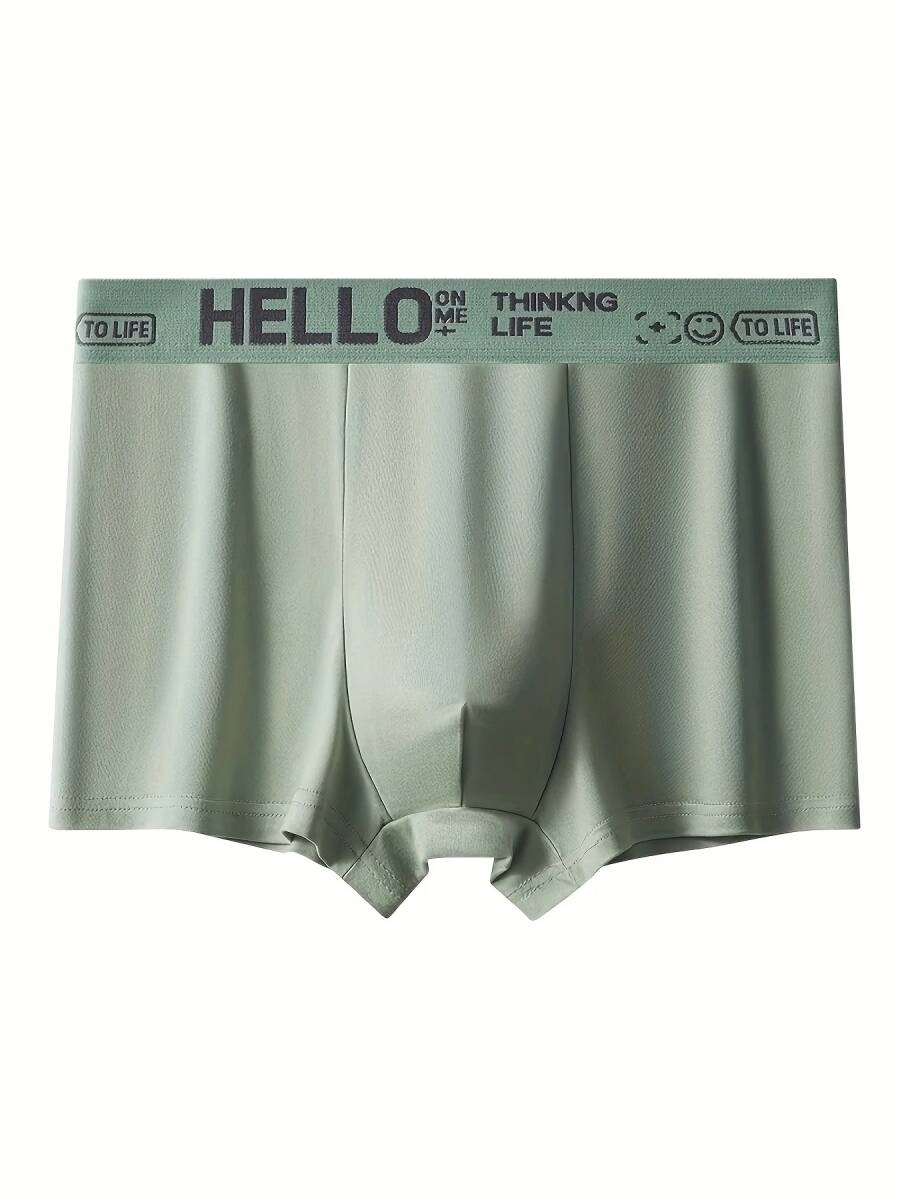 【バラ売り/送料無料】 アンダーウェア ショート丈 アジアサイズ:2XL USサイズ:M グリーン ★ ブリーフ/ボクサーブリーフ拍卖