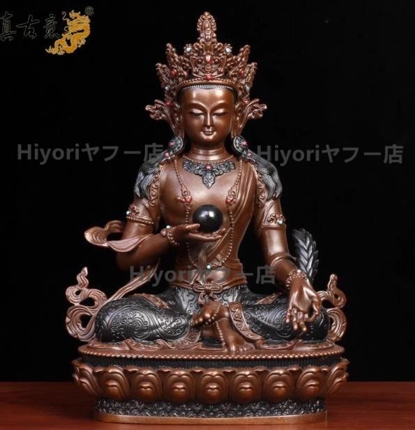 地蔵王菩薩 仏像 銅器 開運 風水 重厚 極細工 装飾品 工芸品 美術品 置物拍卖