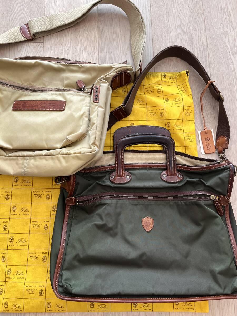 Felisi フェリージ ビジネスバッグとショルダーバッグの 2個セット拍卖