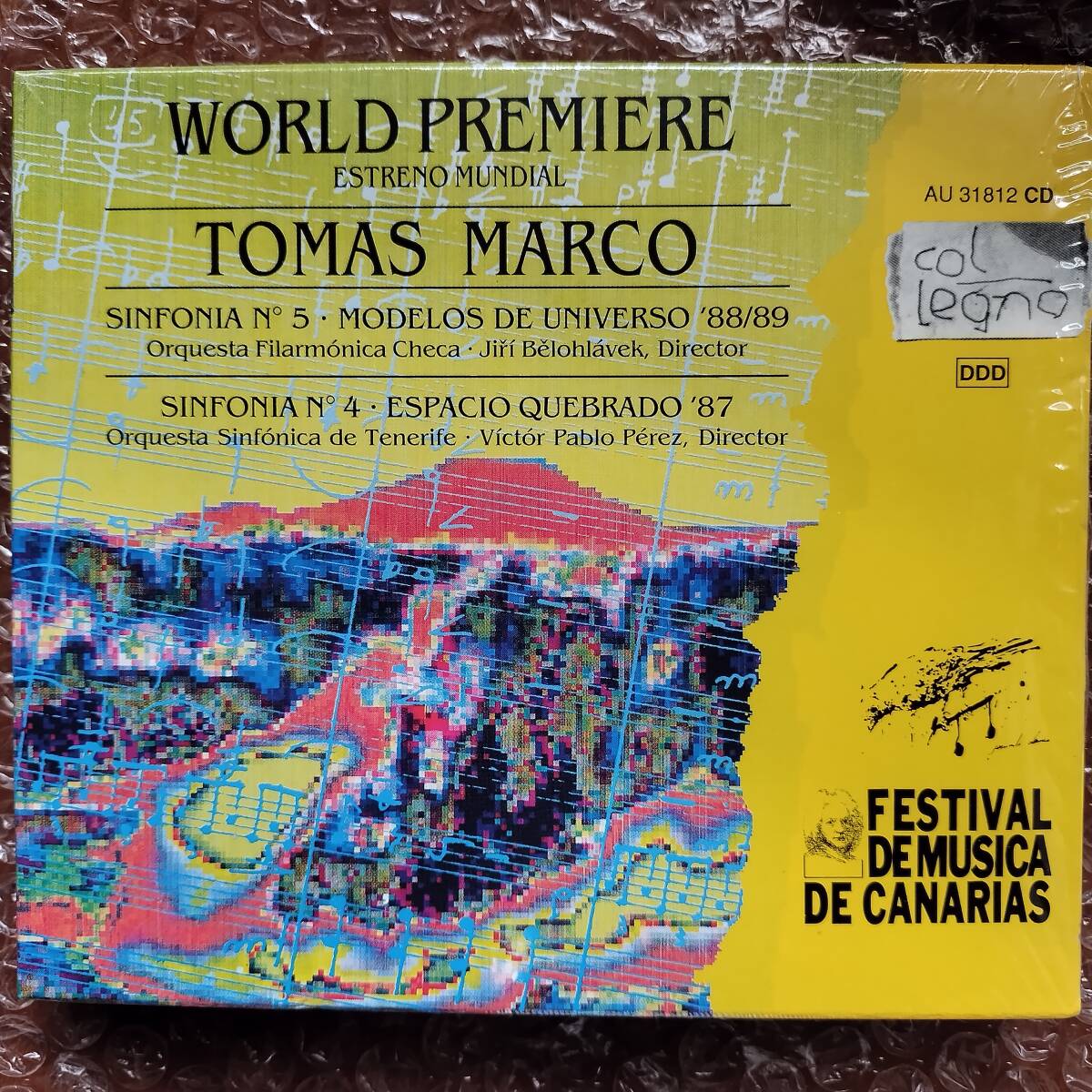 美品 col legno イルジー・ビエロフラーヴェク, ビクトール・パブロ・ペレス - マルコ:交響曲第4&5番 d5B07QVYGSB5拍卖