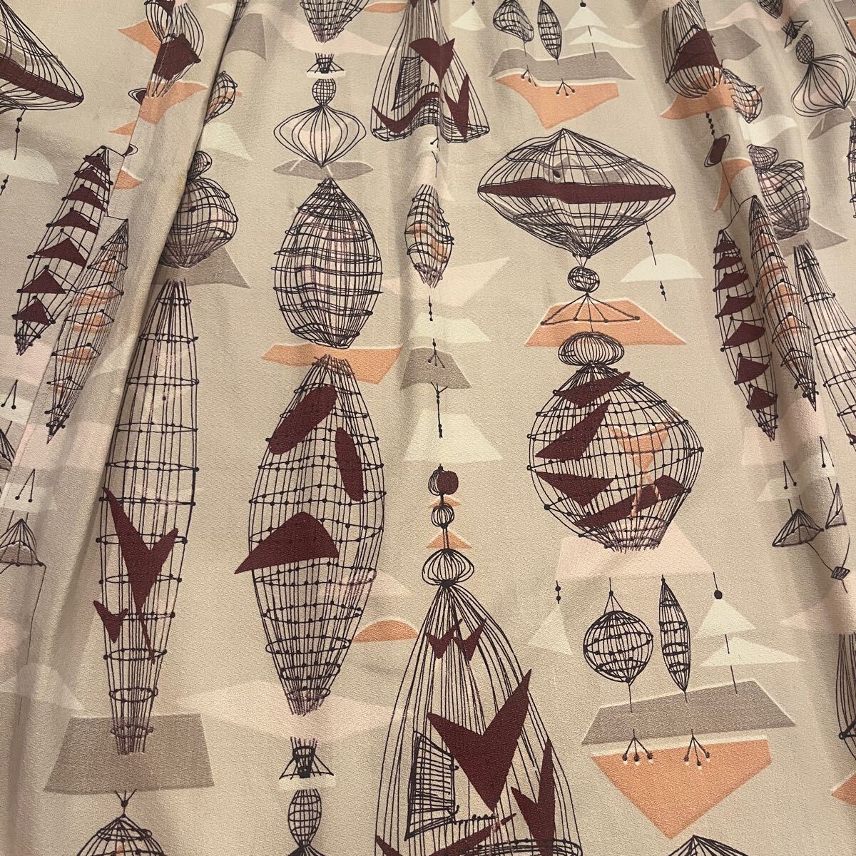 ビンテージ 50’s アトミック カーテン 50年代 ATOMIC ロカビリー ロックンロール フィフティーズ USA vintage スィング拍卖