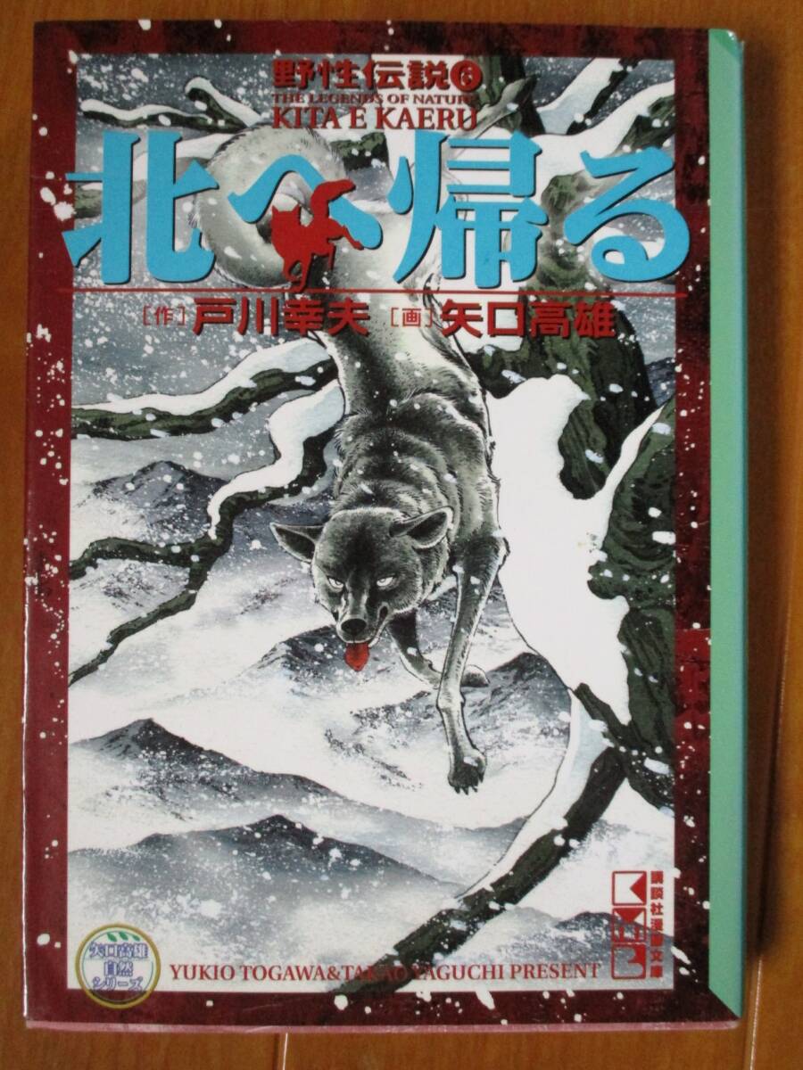 矢口高雄/戸川幸夫   野性伝説6 北へ帰る(初版) 講談社漫画文庫拍卖