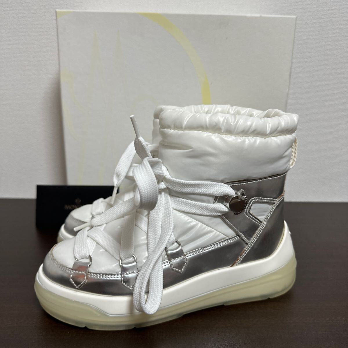 【未使用品】MONCLER モンクレール INSOLUX インソラックス スノーブーツ スニーカー size 36 レディース拍卖