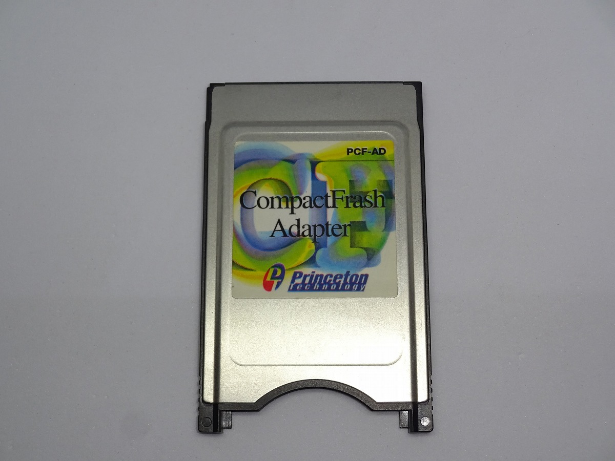 プリンストン コンパクトフラッシュ用カードリーダー PCカードアダプタ PCF-AD拍卖