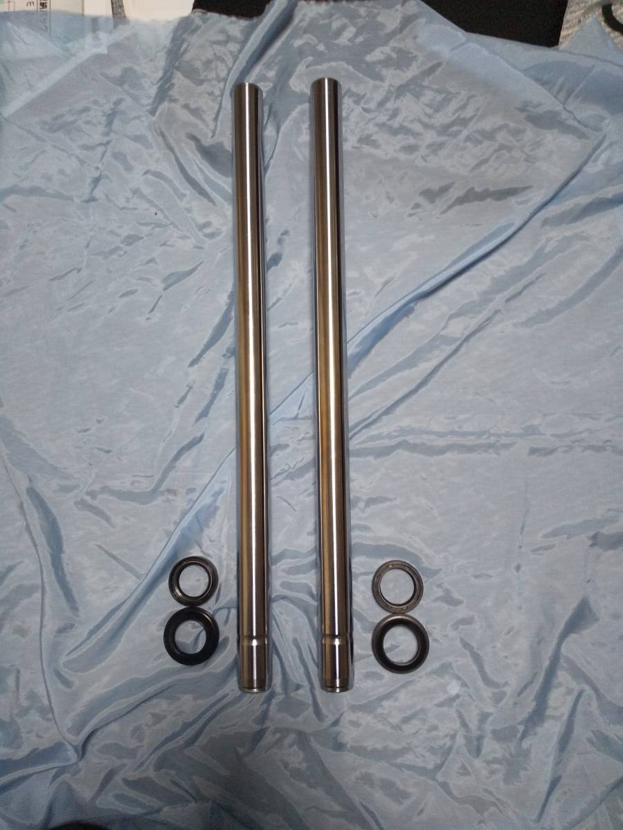 台湾製新品・TL125(1983~1992年迄)33πフロントフォークインナーチューブ ペガサス、ロスマンズ、フィールド・トリッパー拍卖