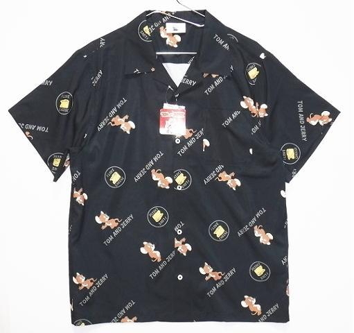 即決■★Tom and Jerry トムとジェリー★■総柄シャツ:SIZE=L拍卖
