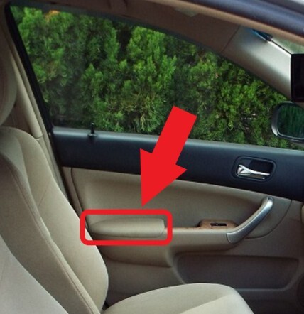 新品未使用 純正 ホンダ アコードワゴン CM1 CM2 CM3 フロントドア アームレスト 左 肘置き 肘掛け H1208-1拍卖