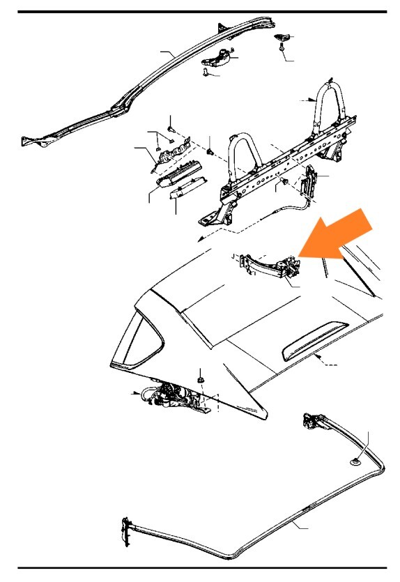 マツダ ロードスター ND 未使用 純正 2017/11- ハードトップ リンク ブラケット 左右セット ルーフ M0263-2拍卖